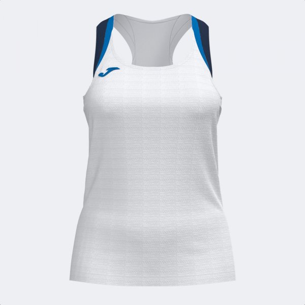 JOMA TERRA TANK TOP WHITE ROYAL BLUE