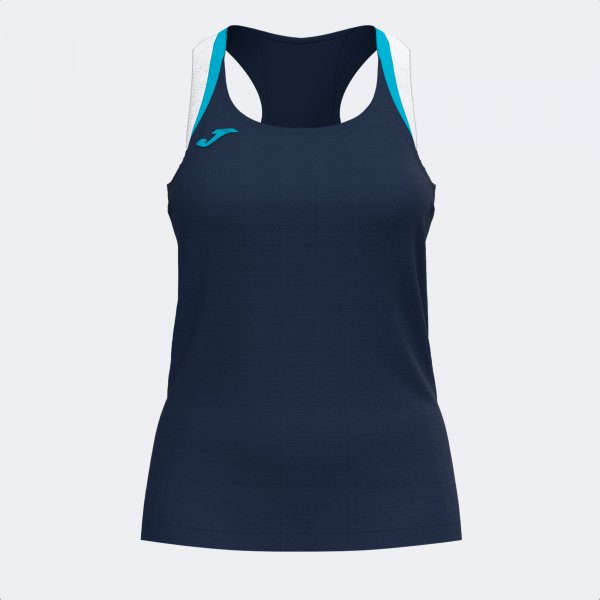 JOMA TERRA TANK TOP DARK NAVY FLUOR TURQUOISE