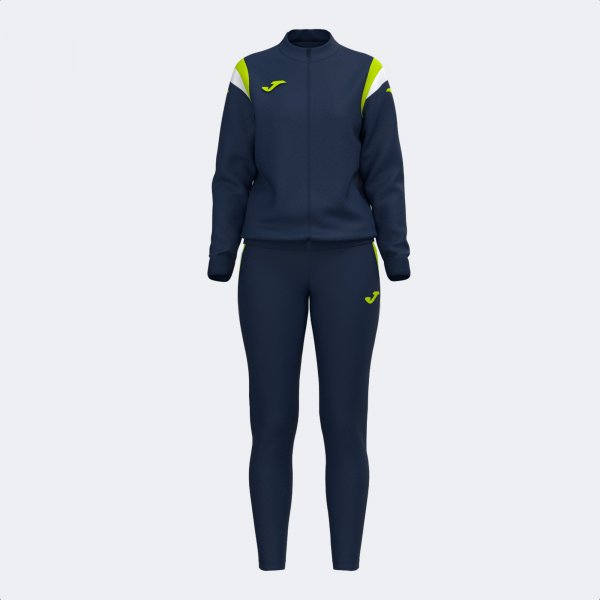 JOMA TERRA TRACKSUIT DARK NAVY LIME