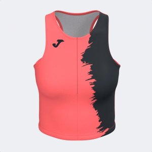JOMA CITY III TOP FLUOR CORAL BLACK