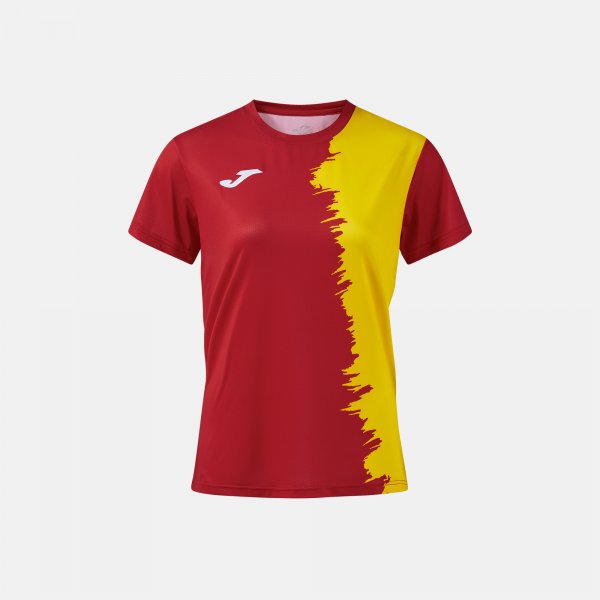 JOMA CITY III SHORT SLEEVE T-SHIRT RED YELLOW