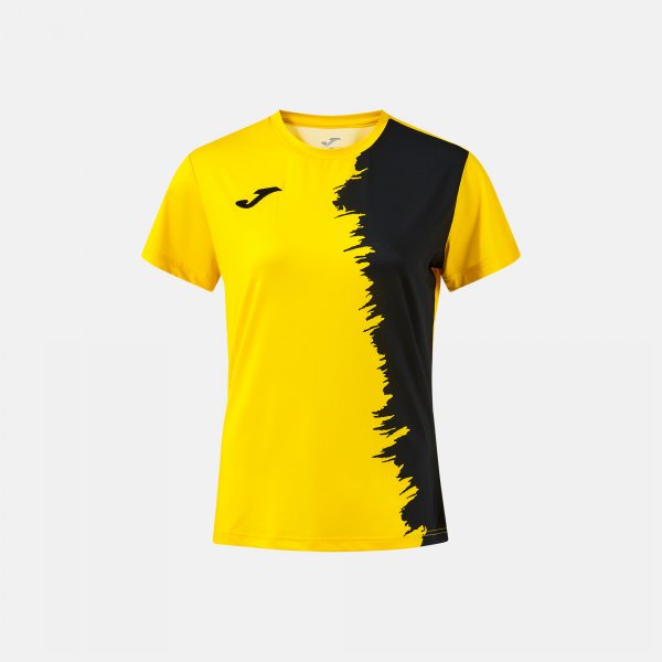 JOMA CITY III SHORT SLEEVE T-SHIRT YELLOW BLACK
