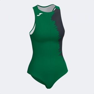JOMA CITY III BODYSUIT GREEN BLACK