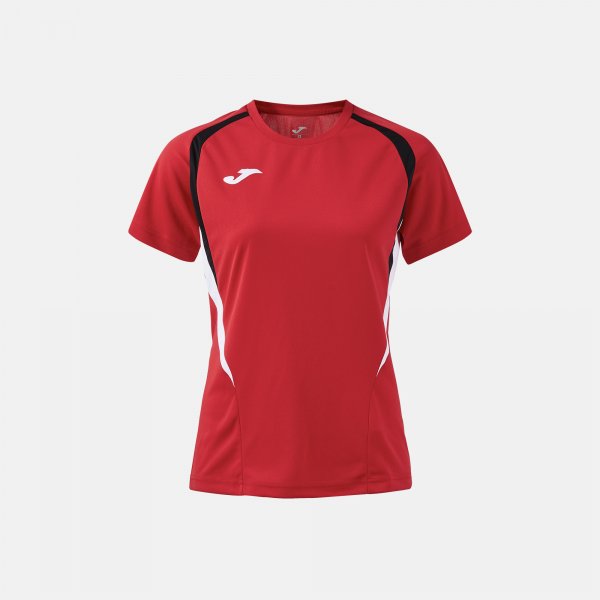 JOMA CHAMPIONSHIP 20 SHORT SLEEVE T-SHIRT RED BLACK