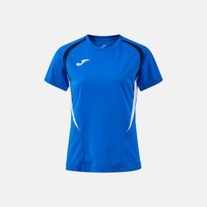 JOMA CHAMPIONSHIP 20 SHORT SLEEVE T-SHIRT ROYAL BLUE DARK NAVY
