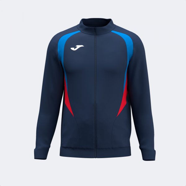 JOMA CHAMPIONSHIP 20 FULL ZIP SWEATSHIRT DARK NAVY ROYAL BLUE