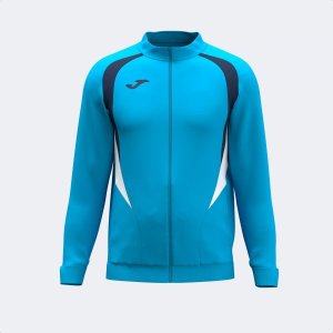 JOMA CHAMPIONSHIP 20 FULL ZIP SWEATSHIRT SKY BLUE LIGHT BROWN