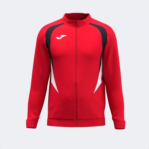 JOMA CHAMPIONSHIP 20 FULL ZIP SWEATSHIRT RED BLACK