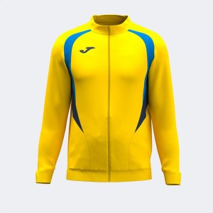 JOMA CHAMPIONSHIP 20 FULL ZIP SWEATSHIRT YELLOW ROYAL BLUE