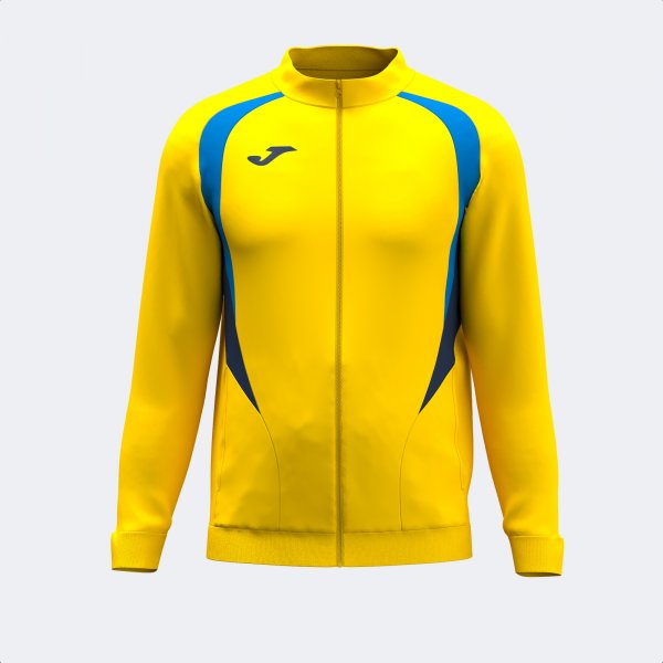 JOMA CHAMPIONSHIP 20 FULL ZIP SWEATSHIRT YELLOW ROYAL BLUE