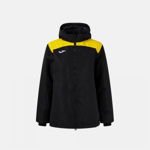 JOMA GLACIER ANORAK BLACK YELLOW