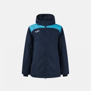 JOMA GLACIER ANORAK DARK NAVY FLUOR TURQUOISE