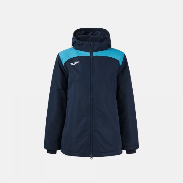 JOMA GLACIER ANORAK DARK NAVY FLUOR TURQUOISE