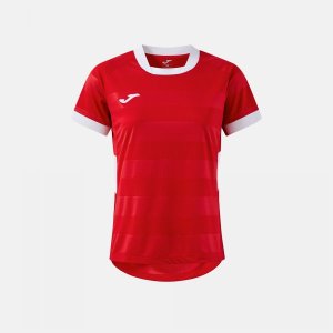 JOMA TOLETUM VII SHORT SLEEVE T-SHIRT RED WHITE