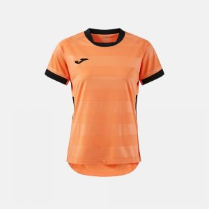JOMA TOLETUM VII SHORT SLEEVE T-SHIRT ORANGE BLACK