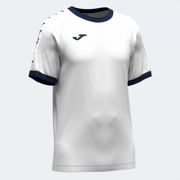 JOMA ICONO SHORT SLEEVE T-SHIRT WHITE DARK NAVY