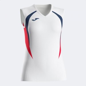 JOMA CHAMPIONSHIP 20 SLEEVELESS SHIRT WHITE DARK NAVY