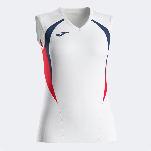 JOMA CHAMPIONSHIP 20 SLEEVELESS SHIRT WHITE DARK NAVY
