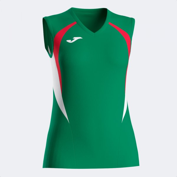 JOMA CHAMPIONSHIP 20 SLEEVELESS SHIRT GREEN RED