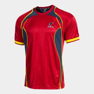 SHIRT SHORT SLEEVE MAN FUTBOL RETRO MUNDIAL 2026 RED YELLOW