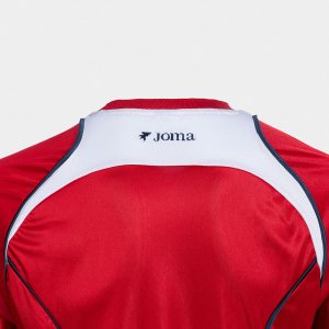SHIRT SHORT SLEEVE MAN FUTBOL RETRO MUNDIAL 2026 RED WHITE