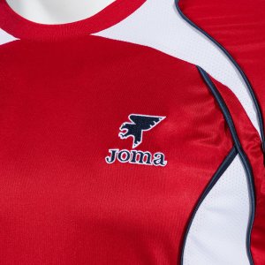 SHIRT SHORT SLEEVE MAN FUTBOL RETRO MUNDIAL 2026 RED WHITE