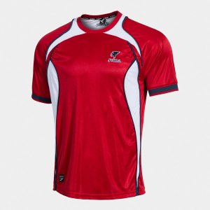 SHIRT SHORT SLEEVE MAN FUTBOL RETRO MUNDIAL 2026 RED WHITE