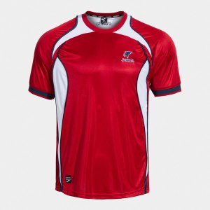 SHIRT SHORT SLEEVE MAN FUTBOL RETRO MUNDIAL 2026 RED WHITE