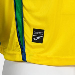 SHIRT SHORT SLEEVE MAN FUTBOL RETRO MUNDIAL 2026 YELLOW GREEN