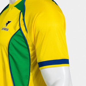 SHIRT SHORT SLEEVE MAN FUTBOL RETRO MUNDIAL 2026 YELLOW GREEN