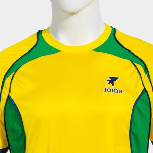 SHIRT SHORT SLEEVE MAN FUTBOL RETRO MUNDIAL 2026 YELLOW GREEN