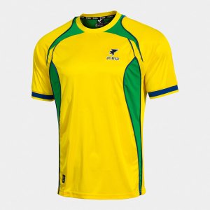 SHIRT SHORT SLEEVE MAN FUTBOL RETRO MUNDIAL 2026 YELLOW GREEN