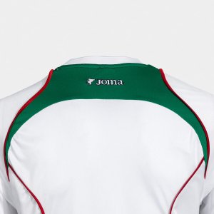SHIRT SHORT SLEEVE MAN FUTBOL RETRO MUNDIAL 2026 WHITE GREEN