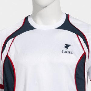 SHIRT SHORT SLEEVE MAN FUTBOL RETRO MUNDIAL 2026 WHITE NAVY BLUE