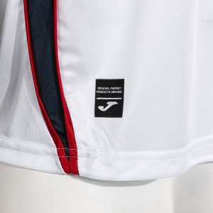 SHIRT SHORT SLEEVE MAN FUTBOL RETRO MUNDIAL 2026 WHITE NAVY BLUE