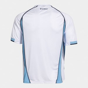 SHIRT SHORT SLEEVE MAN FUTBOL RETRO MUNDIAL 2026 WHITE SKY BLUE