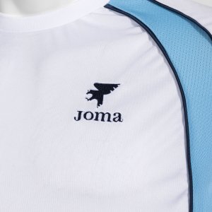 SHIRT SHORT SLEEVE MAN FUTBOL RETRO MUNDIAL 2026 WHITE SKY BLUE