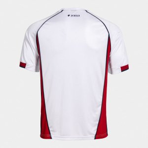 SHIRT SHORT SLEEVE MAN FUTBOL RETRO MUNDIAL 2026 WHITE RED