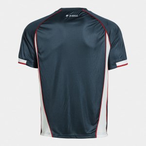SHIRT SHORT SLEEVE MAN FUTBOL RETRO MUNDIAL 2026 NAVY BLUE WHITE