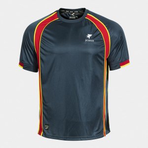 SHIRT SHORT SLEEVE MAN FUTBOL RETRO MUNDIAL 2026 NAVY BLUE RED