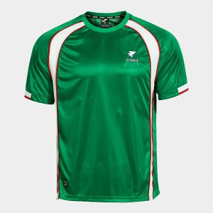 SHIRT SHORT SLEEVE MAN FUTBOL RETRO MUNDIAL 2026 GREEN WHITE