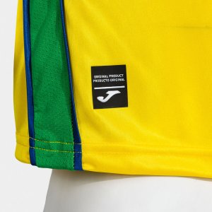 SHIRT SHORT SLEEVE MAN FUTBOL RETRO MUNDIAL 2026 YELLOW GREEN