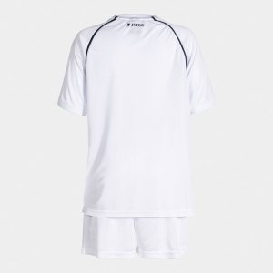 JOMA SET JUNIOR FUTBOL RETRO MUNDIAL WHITE SKY BLUE