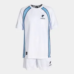 Joma JS USA - JOMA SET JUNIOR FUTBOL RETRO MUNDIAL WHITE SKY BLUE -