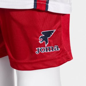 JOMA SET JUNIOR FUTBOL RETRO MUNDIAL WHITE RED