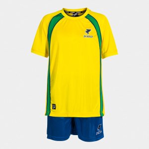 JOMA SET JUNIOR FUTBOL RETRO MUNDIAL YELLOW GREEN