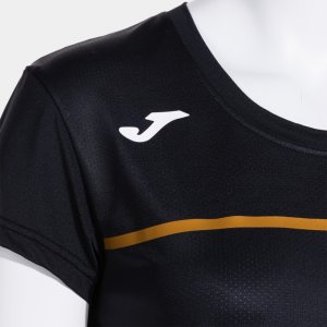 JOMA RECORD III SHORT SLEEVE T-SHIRT BLACK
