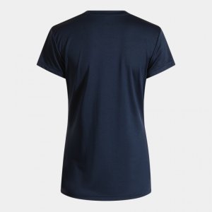 JOMA RECORD III SHORT SLEEVE T-SHIRT NAVY BLUE