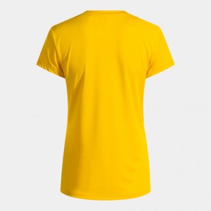 JOMA RECORD III SHORT SLEEVE T-SHIRT YELLOW