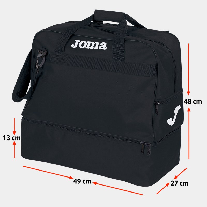 JOMA BAG TRAINING III BLACK - LARGE